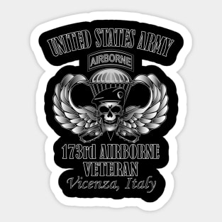 173rd Airborne Brigade- Vicenza, Italy Sticker